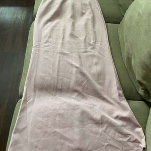 High low pink halter dress